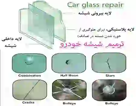 تعمیر شیشه خودرو
